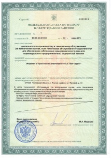 Вот-Сервис Лицензия-1